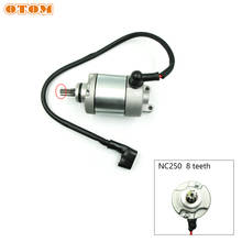 Otom-motor de arranque para motocicleta, peças nc250 8 dentes para zongshen kayo k6 bse j5 rx3 xmotos 4 válvulas 2024 - compre barato