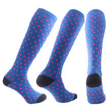 Anti Fatigue Men Compression Socks Crossfit Socks Compression Running For Sports , Varicose Veins, Travel Socks High Stockings 2024 - купить недорого