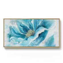 Flowers Abstract Oil Painting On Canvas For Living Room Home  Pictures Paint By Modern Oil  Wall Art Paintings Frameless 2024 - buy cheap