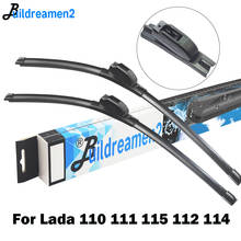 Buildreamen2 2 Pieces Car Accessories Wiper Blade Rubber Front Windshield Wiper For Lada 110 111 115 112 114 2024 - buy cheap