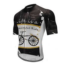 Camiseta de Ciclismo para hombre, Maillot de equipo profesional de alta calidad, ropa de bicicleta de montaña, Verano 2024 - compra barato