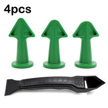 4pcs/Set Professional Caulk Tools Sealant Nozzle & Scraper Grout Caulk Finisher Tool Cleaning Tile Glue Shovel Remover Spatula 2024 - buy cheap