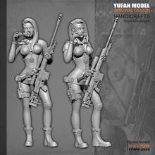 Wong Work Unpainted 1/24 Scale 75mm Resin Sexy Female Soldier Unassembled Garage Kits GK Model Kit Figure WW-2029 2024 - buy cheap