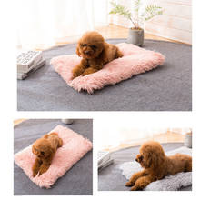 Winter Dog Bed Mat Fleece Pet Lair Warm Durable Cushion House Puppy Cat Sleeping Bed Blanket Dogs Cats Mat Pet Accessories 2024 - buy cheap