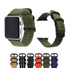 Correa de reloj de Nylon para Apple Watch Band para IWatch Series 1 2 3 Band 38mm/42 Mm correa de reloj de pulsera para Apple Watch 4 Band 2024 - compra barato