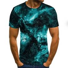 2020 3D забавная футболка мужская одежда Psychedelic принт Повседневная футболка с коротким рукавом Мужская Уличная Футболка мужская 2024 - купить недорого