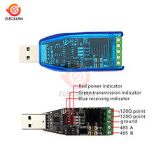 Industrial-grade Isolated USB to RS485 Communication Converter Module TVS Protection Short circuit protection automatic CH340E 2024 - buy cheap