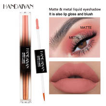 Handaiyan Double-Headed Liquid Eye Shadow Pearl Matte Polarized Two-Color Eye Shadow Liquid Makeup Cosmetics 2024 - buy cheap