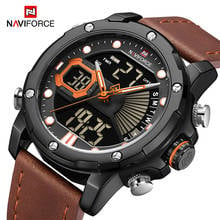 Top Luxury Brand NAVIFORCE Army Military Men Watch Led Digital Leather Sports Watches Quartz Mens Clock Relogio Masculino 9172 2024 - buy cheap