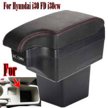 For Hyundai Elantra Touring i30 FD i30cw 2007-2011 Dual Layer Armrest Arm Rest Center Console Storage Box Leather 2008 2009 2010 2024 - buy cheap