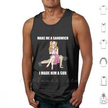 I Made Him A Sub Submissive Male Slave Dominatrix Tank tops DIY Print Sissy Cuckold Cosplay Crossplay Cross 2024 - buy cheap