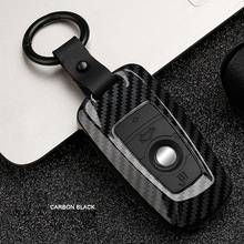 Carbon fiber ABS Car Remote Smart Key Case Cover For BMW 1 2 3 4 5 6 7 Series X1 X3 X4 X5 X6 F30 F34 F10 F07 F20 G30 F15 F16 2024 - buy cheap