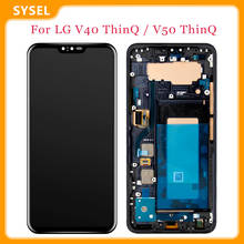 For LG V40 ThinQ LCD / For LG V50 ThinQ LCD Display Touch Screen Digitizer Assembly With Frame Phone Replacement 2024 - buy cheap