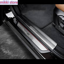 Car Styling Door Welcome pedal Threshold Bar cover trim strips For BMW 1 3 4 5 Series 3GT X1 X3 X4 X5 X6 F20 F30 F10 F25 F16 F15 2024 - buy cheap