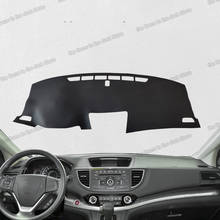 Lsrtw2017 de cuero del tablero de instrumentos del coche estera antideslizante almohadilla para honda crv 2012, 2013, 2014, 2015, 2016 deporte ACCESORIOS 4 interior anti-glare 2024 - compra barato