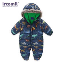 Ircomll/зимняя детская одежда для альпинизма; теплый комбинезон для новорожденных мальчиков и девочек; Рождественская верхняя одежда с капюшоном для детей от 0 до 24 месяцев 2024 - купить недорого