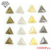 1000Pcs Three Claws Rivets 4 Color Metal Spikes Punk Rock Rivets For Leather High Quality Nailheads Rivets Thorns On Clothes 2024 - buy cheap