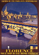 ITALY BRIDGE EUROPE FLORENCE PONTE VECCHIO FIRENZE TRAVEL VINTAGE Art Film Print Silk Poster Home Wall Decor 24x36inch 2024 - buy cheap