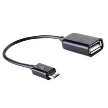 OTG кабель USB OTG адаптер Micro USB в USB конвертер для Samsung HTC phone Tablet PC Android 2024 - купить недорого