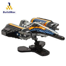 Buildmoc Game Battleship MOC-56187 Destiny Arcadia class jumpship Technical Spaceship Building Blocks Collect Toys Children Gift 2024 - buy cheap