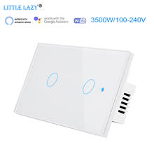 Wifi Smart Touch Light Switch 2gang Support TUYA Remote Control Alexa Google Home TIming function100-240V 16A 2024 - buy cheap