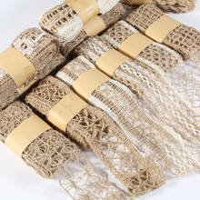 Burlap Flat Cords Hessian Vintage Rustic Hemp Jute Rope Christmas Wedding Party Centerpieces Decoration Gift Wrapping Ribbons 2024 - buy cheap