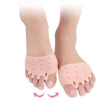 SEBS Silicone Toe Separator Honeycomb Forefoot Cushion Pad with 5 Loops Thumb Valgus Corretcor Toe Bracer Foot Care Tool 2024 - buy cheap