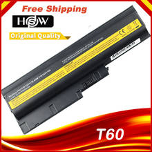 Batería de 5200mAh para IBM, Lenovo ThinkPad R60, R60e, R61, R61e, R61i, T60, T60p, T61, T61p, R500, T500, W500, SL400, SL500, SL300 2024 - compra barato