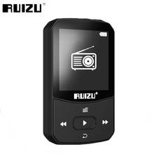RUIZU X52 Sport Bluetooth MP3 Player Portable Mini Clip 8GB/16GB Music MP3 Player with FM,Recording,E-Book,Video,Clock,Pedometer 2024 - buy cheap