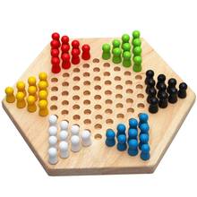 Wood Chinese Checkers Jumping Chess Board Game Children Kids Developmental Toy Funny Toy for party Family Parent-child toys 2024 - buy cheap