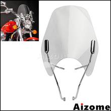 Motorcycle WindScreen Windshield For Honda Shadow 750 VT750 1998-2003 Custom Clear Air Deflector Wind Screen 2024 - buy cheap