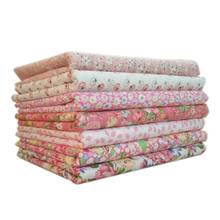 7pcs Mixed Printed Cotton Sewing Quilting Fabrics Basic Quality for Patchwork Needlework DIY Handmade Cloth Home Textile 2024 - buy cheap