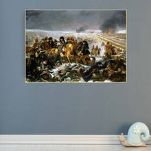 Citon Antoine-Jean Gros《Napoleon on the Battlefield of Eylau》Canvas Oil Painting Art Picture Modern Wall Decor Home Decoration 2024 - buy cheap