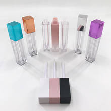 Tubo de brilho labial vazio diy, recipiente de plástico de alto qualidade para batom líquido 2024 - compre barato