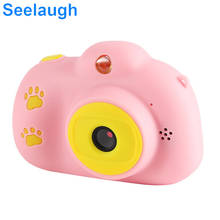 Mini câmera digital portátil infantil, recarregável, forma de desenhos animados, 2 polegadas, tela ips, presente para crianças 2024 - compre barato