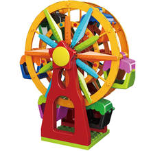 City Friends Amusement Park Ferris Wheel Building Block Windmill Brick Block Diy Set Compatible With Big Size  Block Gift 2024 - buy cheap