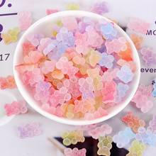 10pcs Resin Gummy Mini Bear Crafts Flatback Scrapbooking For Embellishments Earrings Decoration Diy Kawaii Accessories 2024 - buy cheap