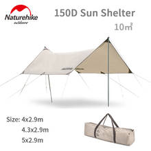 Naturehike-refugio solar 150D para 4-6 personas, sombrilla de área, 3 tamaños, impermeable, 3000 + tela Oxford de cifrado para acampar 2024 - compra barato