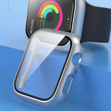 Закаленное 3d-стекло для Apple Watch Series 6 5 4 3 2 1 Se 9H, ударопрочная Защитная пленка для Iwatch 38 40 42 44 мм 2024 - купить недорого
