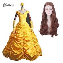 Vestido de verano de La Bella y La Bestia, disfraz de princesa Bella 2024 - compra barato
