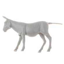 1/35 Diorama Scenery Layout Animal Donkey Figurines Resin Model DIY Painted 2024 - buy cheap