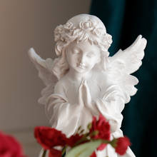 Скандинавский креативный Ангел скульптура девушки свеча подсвечник украшения домашний Декор Гостиная книжный шкаф ремесла статуя из смолы 2024 - купить недорого