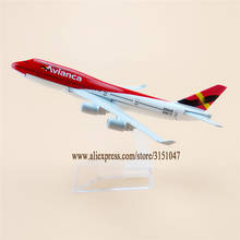 16 см, авиационная модель самолета красного цвета авиационного типа, боинг 747, модель самолета из металлического сплава, модель самолета, авиакомпании, подарок для детей 2024 - купить недорого