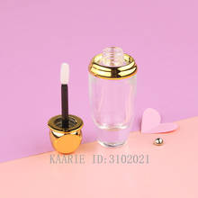 10/30/50pcs Round Gold Glass LIP Gloss Container Empty Makeup DIY Lip Glaze Tube Cosmetics Bottle Lipgloss Shell Packaging 2024 - buy cheap