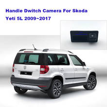 Yessun-Cámara de aparcamiento para coche, cámara HD para maletero, manija de puerta trasera, vista trasera, para Skoda Yeti 5L 2009 ~ 2017 2024 - compra barato