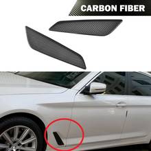 Adesivo de fibra de carbono para bmw 5 series g30, acessório automotivo seco para saída de ar lateral, guarnição 2017 2018 2019 2020 2024 - compre barato