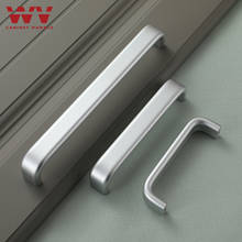 WV Aluminium Alloy Silver Cabinet Handles Kitchen Cabinet Pulls Drawer Knobs Pulls Furniture Handle Cabinet Door Hardware 230 2024 - buy cheap