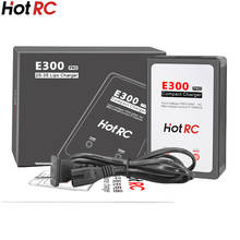 Hotrc e300 pro 7.4v/11.1v 13w 2s/3s células lipo carregador de bateria para rc lipo ue/eua plug para escolher 2024 - compre barato
