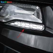 For Jeep Grand Cherokee 2014 2015 2016 Chrome Front Headlight Spray Cover Trim Head Light Lamp Hoods Sticker Car Styling 6pcs 2024 - buy cheap