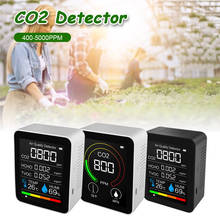 CO2 Meter Temperature and Humidity Detector Portable Air Quality Monitor TVOC Formaldehyde HCHO Detector 2024 - buy cheap